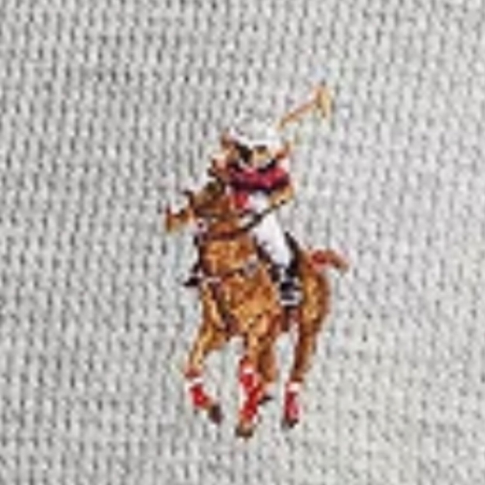 Polo RALPH LAUREN Men’s Shirt Polo Bear Waffle Knit Thermal Long Sleeve S M 2X